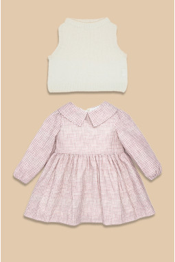 CHALECO MOHAIR Y VESTIDO...